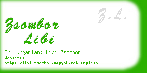 zsombor libi business card